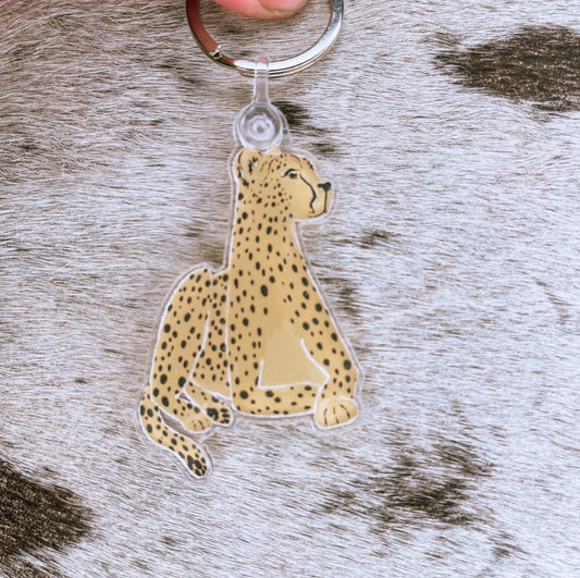 Cheetah Keychain