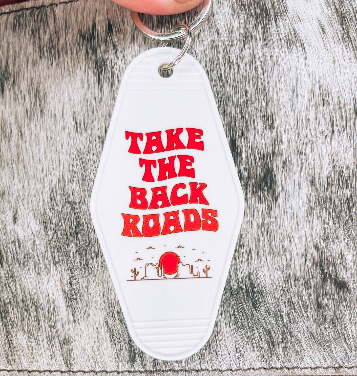 Back Roads Keychain