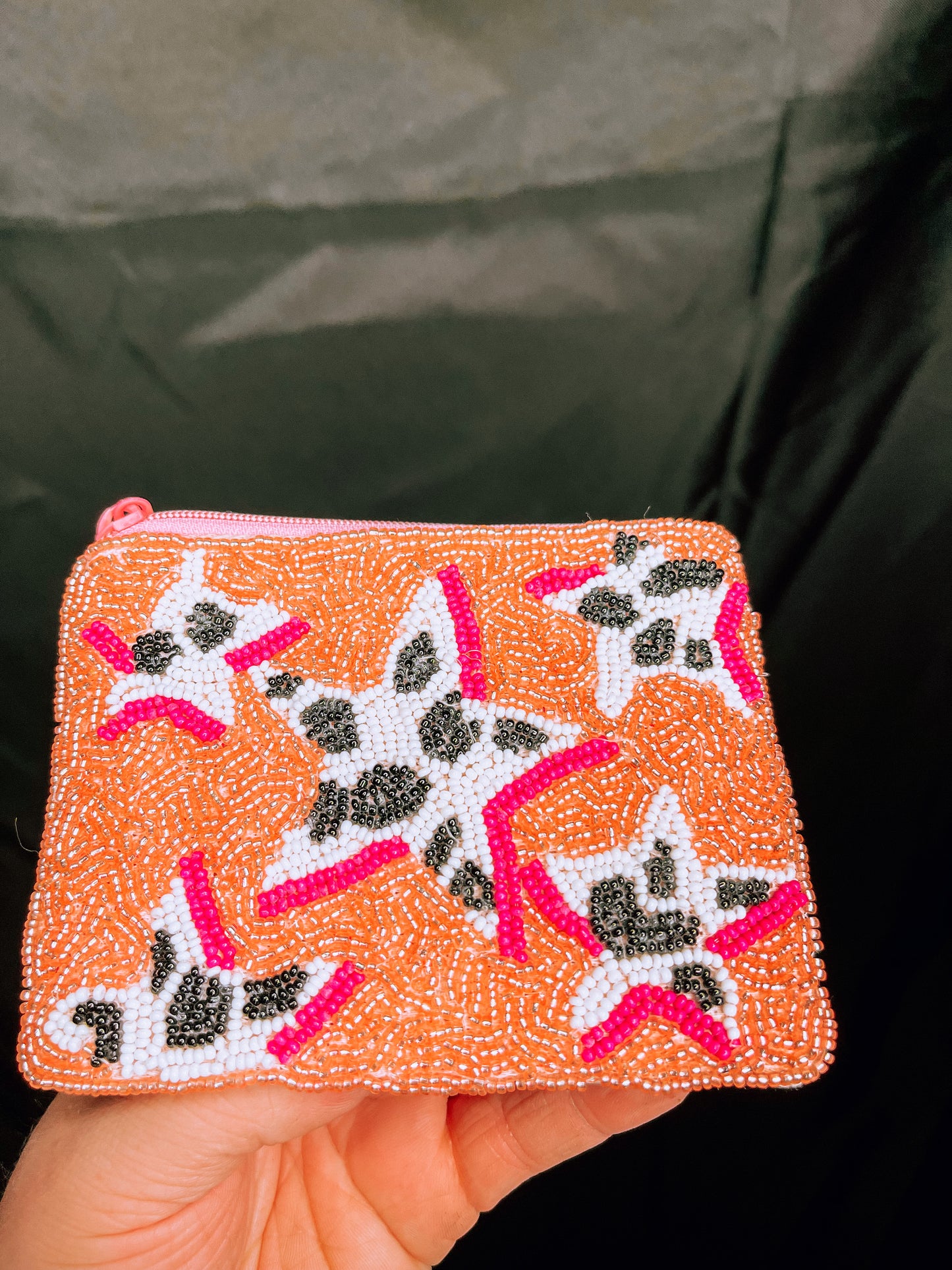 Star Beaded Pouch